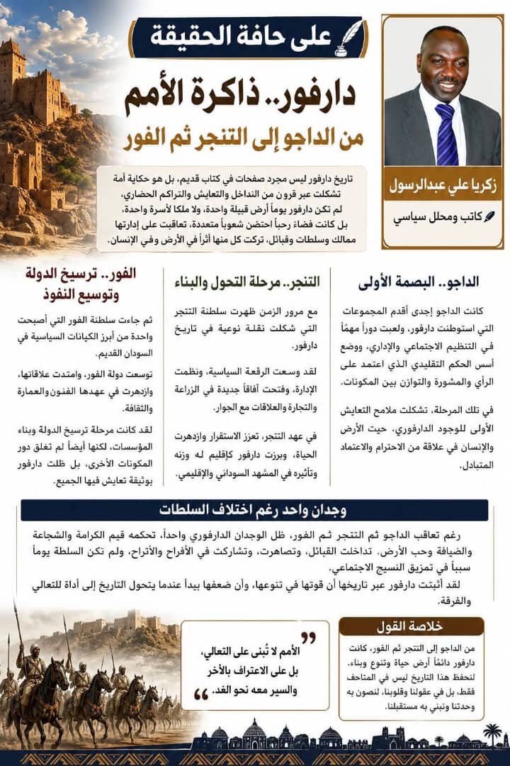 دارفور ذاكرة التعايش وبناء الأمم